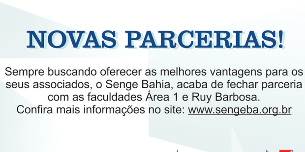 Novos parceiros: Área 1 e Ruy Barbosa DeVry