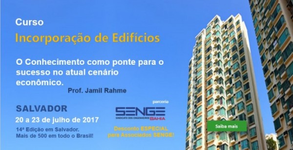 Curso Incorporação de Edifícios em Salvador