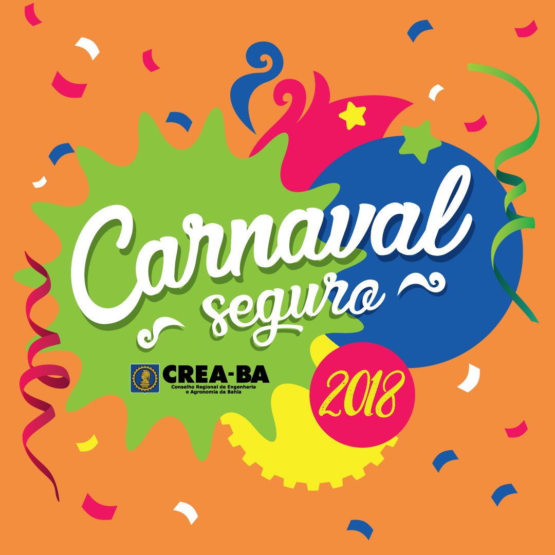 Crea lança campanha Carnaval Seguro – edição 2018