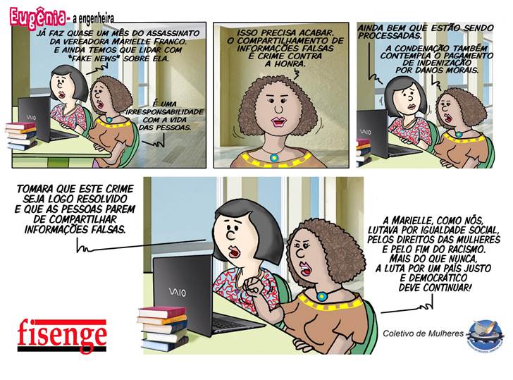 Coletivo de Mulheres lança história em quadrinhos sobre Marielle Franco