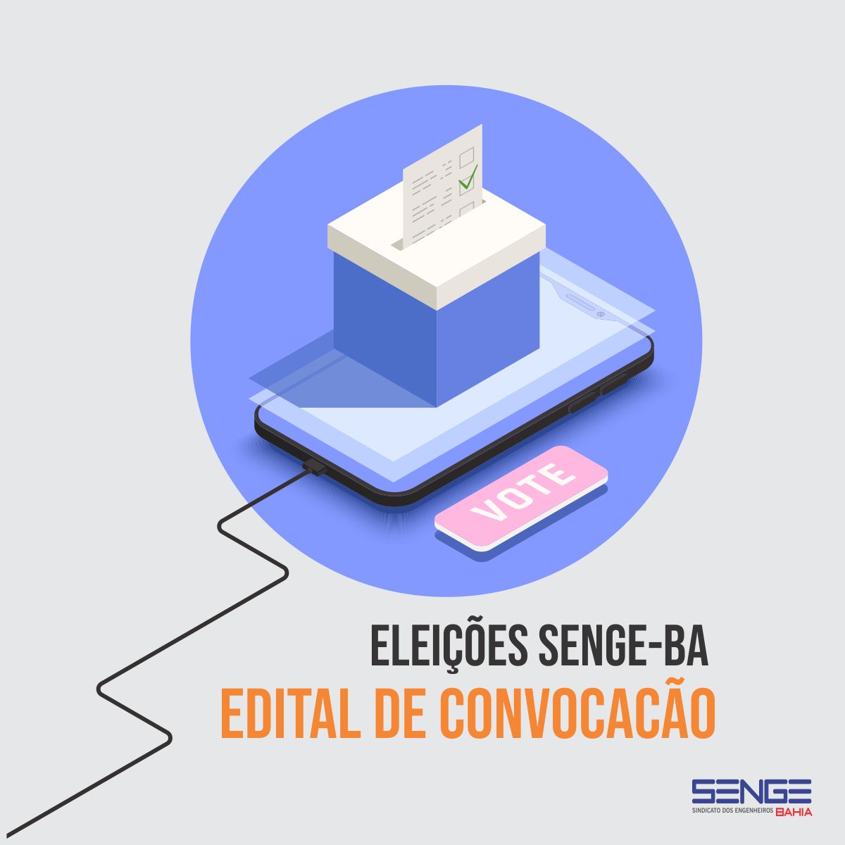 Senge-BA divulga edital para eleições de nova Diretoria