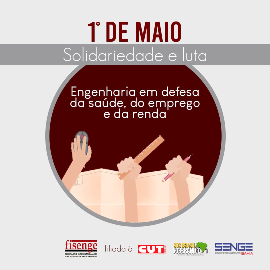 1º de maio solidário e de luta: em defesa do papel do Estado e da proteção social e trabalhista