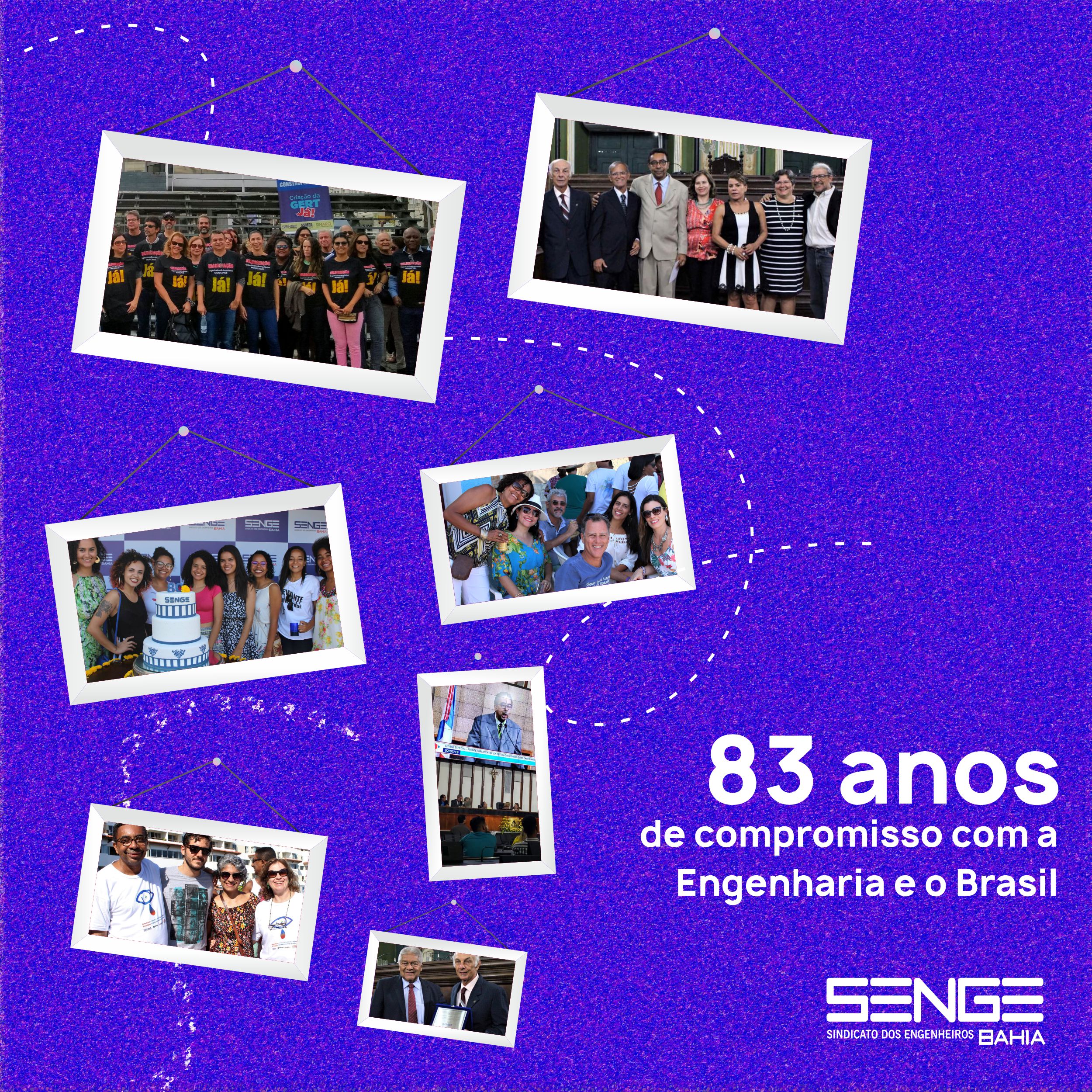 Senge-Ba, 83 anos de compromisso com a Engenharia e com o Brasil