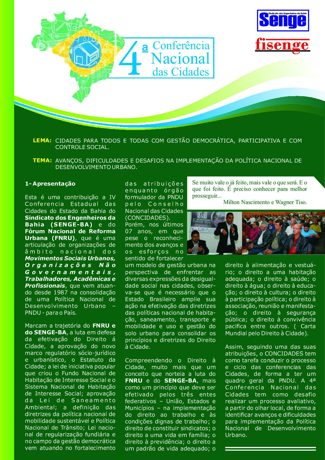 thumbnail of Cartilha 4ª Conferência Nacional das Cidades